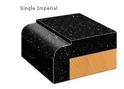 Corian Worktops Edges Single Imperial